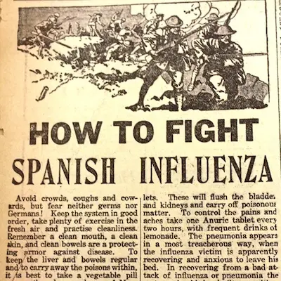 1918 Influenza Pandemic: Spanish Flu Cures